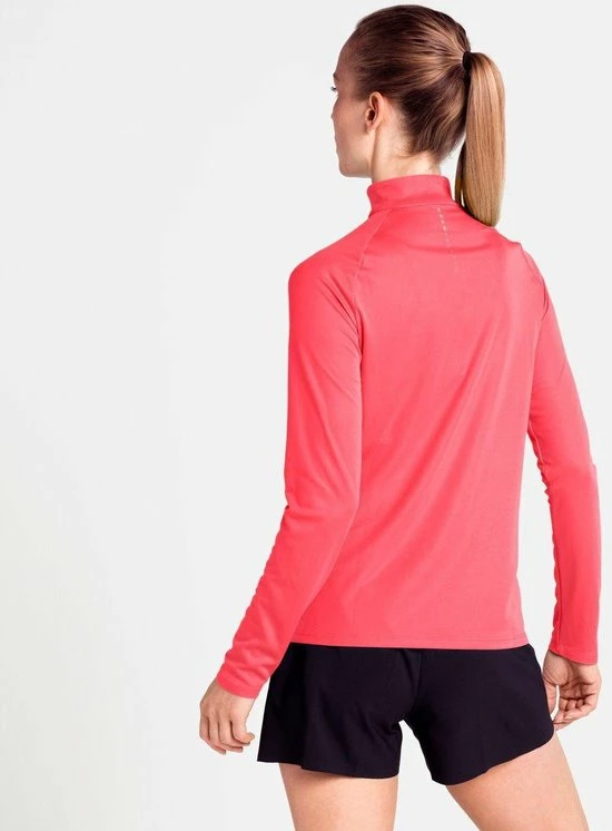 ODLO Midlayer 1/2 Zip ESSENTIAL CERAMIWARM Vrouwen Sporttrui - Siesta - Maat S 5 ODLO Midlayer 1/2 Zip ESSENTIAL CERAMIWARM Vrouwen Sporttrui - Siesta - Maat S - Afbeelding 3
