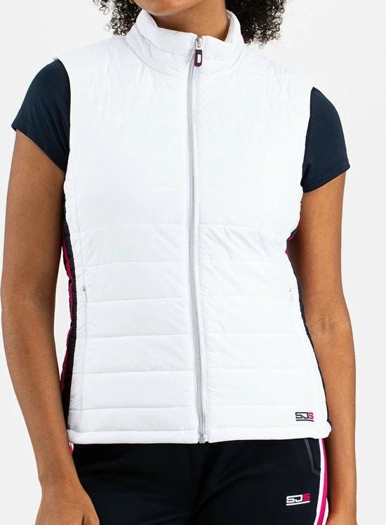 Sjeng Sports Lady Vest Bodywarmer Britta Dames Wit 3 Sjeng Sports Lady Vest Bodywarmer Britta Dames Wit