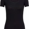 Icebreaker Siren SS Sweetheart Dames Thermoshirt - Black - M -Sportkleding-Dames Winkel 550x749
