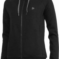 Donnay Vest Met Capuchon Anna - Sporttrui - Dames - Maat XL - Zwart