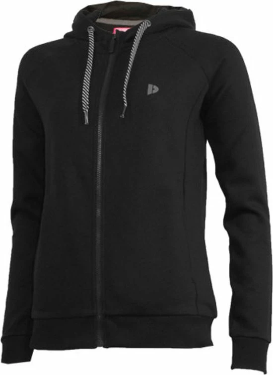 Donnay Vest Met Capuchon Anna - Sporttrui - Dames - Maat XL - Zwart 3 Donnay Vest Met Capuchon Anna - Sporttrui - Dames - Maat XL - Zwart