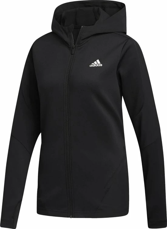 Adidas Performance A.Rdy Knit Jkt Trainingspak Jas Vrouwen Zwart M 4 Adidas Performance A.Rdy Knit Jkt Trainingspak Jas Vrouwen Zwart M - Afbeelding 2