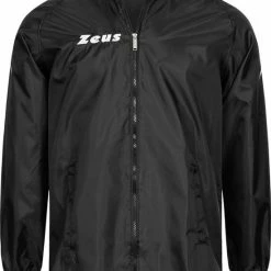 Zeus Sport Regenjack Met Capuchon (demontabel) Zeus, Zwart, Maat L