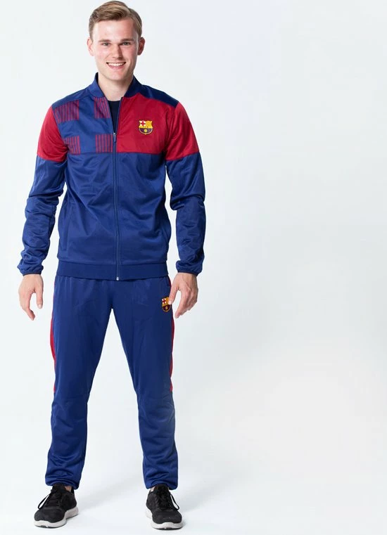 FC Barcelona Trainingspak 21/22 - Voetbal Trainingspak Voor Heren - Barca Vest En Trainingsbroek - Officieel FC Barcelona Fanproduct - Maat XXL 3 FC Barcelona Trainingspak 21/22 - Voetbal Trainingspak Voor Heren - Barca Vest En Trainingsbroek - Officieel FC Barcelona Fanproduct - Maat XXL
