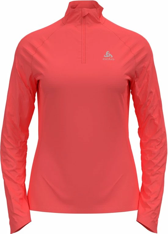 ODLO Midlayer 1/2 Zip ESSENTIAL CERAMIWARM Vrouwen Sporttrui - Siesta - Maat S 8 ODLO Midlayer 1/2 Zip ESSENTIAL CERAMIWARM Vrouwen Sporttrui - Siesta - Maat S - Afbeelding 6