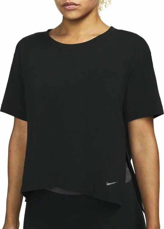 Nike Ny Dri-FIT S/S Top Dames Sportshirt - Maat L 4 Nike Ny Dri-FIT S/S Top Dames Sportshirt - Maat L - Afbeelding 2