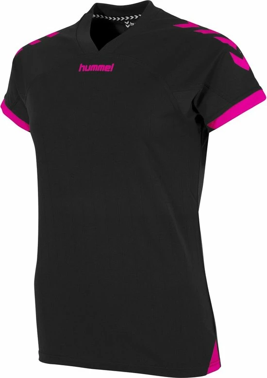 Hummel Fyn Shirt Korte Mouw Dames - Zwart / Magenta | Maat: M 3 Hummel Fyn Shirt Korte Mouw Dames - Zwart / Magenta | Maat: M