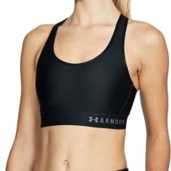 Under Armour Mid Keyhole Sportbeha Dames - Maat S