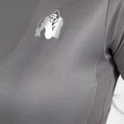 Gorilla Wear Raleigh T-Shirt - Grijs - M -Sportkleding-Dames Winkel 550x791 1