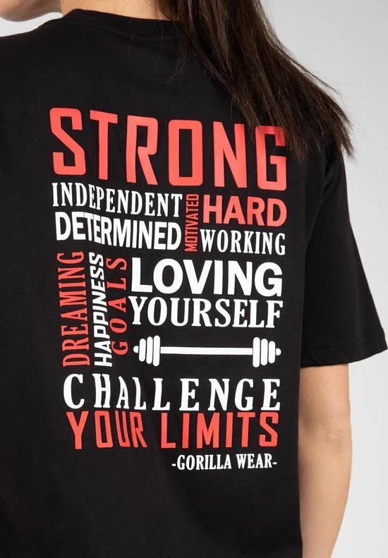 Gorilla Wear Sandy Oversized T-Shirt - Zwart - M 8 Gorilla Wear Sandy Oversized T-Shirt - Zwart - M - Afbeelding 6