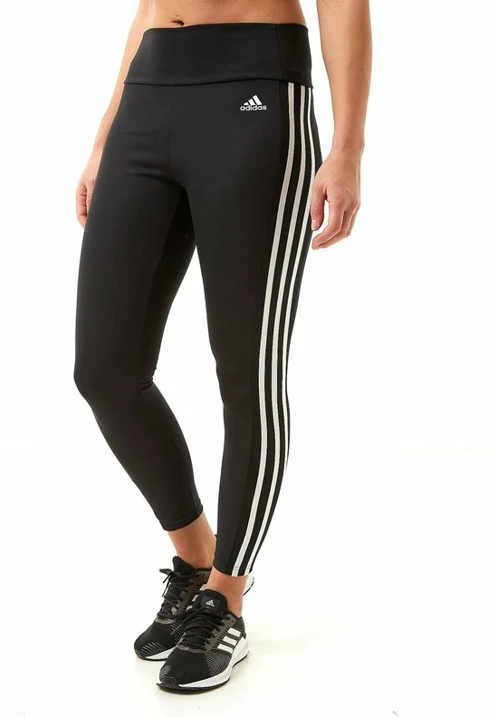 Adidas 3-Stripes 7/8 Sporttight Zwart Dames - Maat S 3 Adidas 3-Stripes 7/8 Sporttight Zwart Dames - Maat S