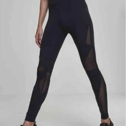 Urban Classics Sportlegging -L- Triangle Tech Mesh Zwart
