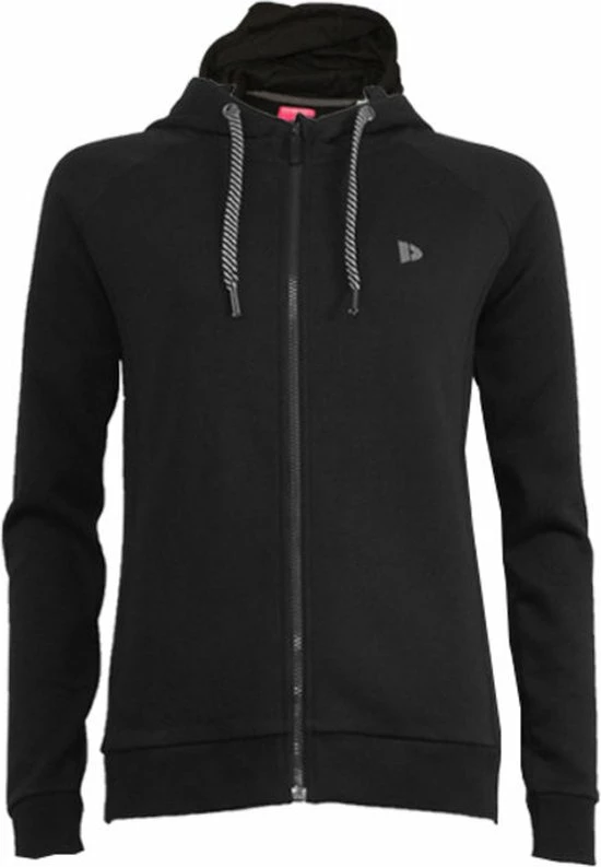 Donnay Vest Met Capuchon Anna - Sporttrui - Dames - Maat XL - Zwart 8 Donnay Vest Met Capuchon Anna - Sporttrui - Dames - Maat XL - Zwart - Afbeelding 6