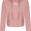 FitProWear Cropped Hoodie Dames - Roze - Maat M - Korte Trui - Korte Hoodie - Hoodie - Trui - Sporttrui - Sportkleding - Casual Kleding - Cropped Hoodie - -Sportkleding-Dames Winkel 550x803 1