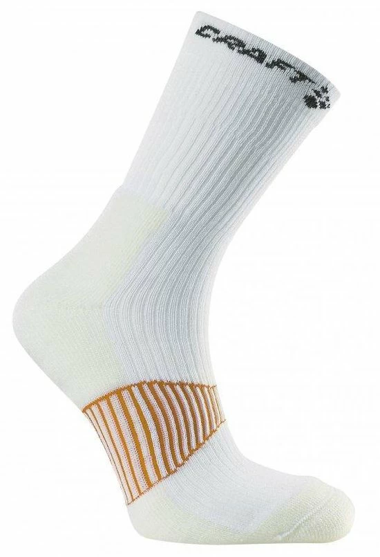Craft Active Run Sock - Sportsokken - Unisex - 46/48 - White/Green 4 Craft Active Run Sock - Sportsokken - Unisex - 46/48 - White/Green - Afbeelding 2