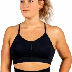 JT Supply – Shape - Sport BH – Fitness Beha – Fitness Top - Sport Beha – Premium BH – Dames Kleding – Push Up – Met Pads – Zwart -Sportkleding-Dames Winkel 550x812 3