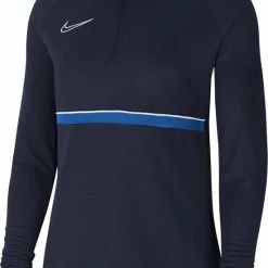 Nike Academy 21 Sporttrui - Maat L - Vrouwen - Donkerblauw/blauw/wit