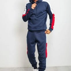 JC Blue Trainingspak Heren – Navy - Tracksuit Heren - Joggingpak Heren - Maat S