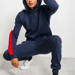 JC Blue Trainingspak Heren – Navy - Tracksuit Heren - Joggingpak Heren - Maat S -Sportkleding-Dames Winkel 550x817 3
