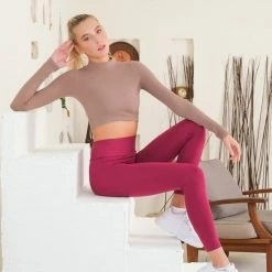 Legging Dames - Leggings - Legging - Leggings Dames High Waist - Legging Sport Dames - Anti Cellulite Legging - Tuy® - Legging Dames S - Yoga Kleding Dames -sportlegging Dames - Sportkleding Dames - Sportlegging - Fusia -Sportkleding-Dames Winkel 550x824 54