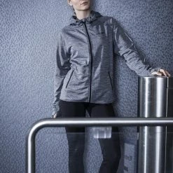 LXURY Full Zip Sportvest Maat M Grijs - Dames - Trainingsvest - Sportkleding - Kleding -Sportkleding-Dames Winkel 550x825 14