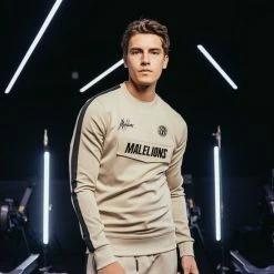 Malelions - Academy -Trainingspak - Beige/zwart -Sportkleding-Dames Winkel 550x825 21