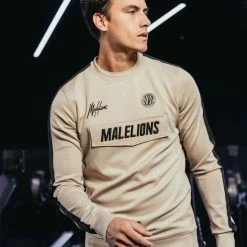 Malelions - Academy -Trainingspak - Beige/zwart -Sportkleding-Dames Winkel 550x825 22