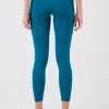 Tuy® - Legging Dames - Legging Dames Volwassenen - Leggings - Leggings Dames High Waist - Legging Sport Dames - Anti Cellulite Legging - Legging Dames S - Yoga Kleding Dames -sportlegging Dames - Sportkleding Dames - Sportlegging - Benzine Blauw