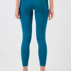 Tuy® - Legging Dames - Legging Dames Volwassenen - Leggings - Leggings Dames High Waist - Legging Sport Dames - Anti Cellulite Legging - Legging Dames S - Yoga Kleding Dames -sportlegging Dames - Sportkleding Dames - Sportlegging - Benzine Blauw