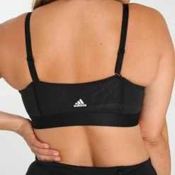 Adidas All Me Branded Sportbeha - Maat XXL - Vrouwen - Zwart - Wit -Sportkleding-Dames Winkel 550x825 36