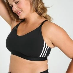 Adidas All Me Branded Sportbeha - Maat XXL - Vrouwen - Zwart - Wit -Sportkleding-Dames Winkel 550x825 39