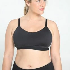 Adidas All Me Branded Sportbeha - Maat XXL - Vrouwen - Zwart - Wit -Sportkleding-Dames Winkel 550x825 40