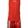 Velo AA Products - Pro Series - Boksen Kleding Pak - Boxing Broek - Boxing T-Shirt - Maat XL - Rood