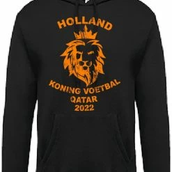 Rubbly RebusShirts WK Hoodie Holland Koning Voetbal Vintage Nederlands Elftal Qatar 2022 Maat XXL