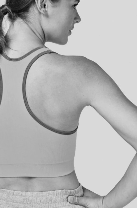 Proact Naadloze Sportbeha PA001, Zwart/Grijs, Maat XL/XXL 5 Proact Naadloze Sportbeha PA001, Zwart/Grijs, Maat XL/XXL - Afbeelding 3