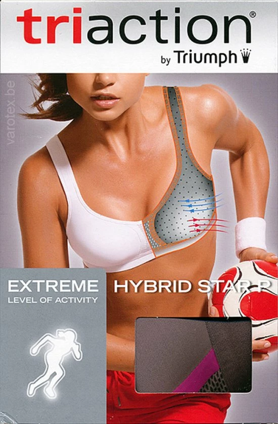 Triumph – Tri-Action Hybrid Star P – BH Sport – 10087354 - White - C85/100 6 Triumph – Tri-Action Hybrid Star P – BH Sport – 10087354 - White - C85/100 - Afbeelding 4