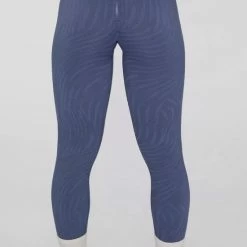 Sportchic - Sportlegging Dames - High Waist - Elastische Band - Squatproof - Anti-zweet - Booty Scrunch - Dierenprint - Blauw – L -Sportkleding-Dames Winkel 550x839 4
